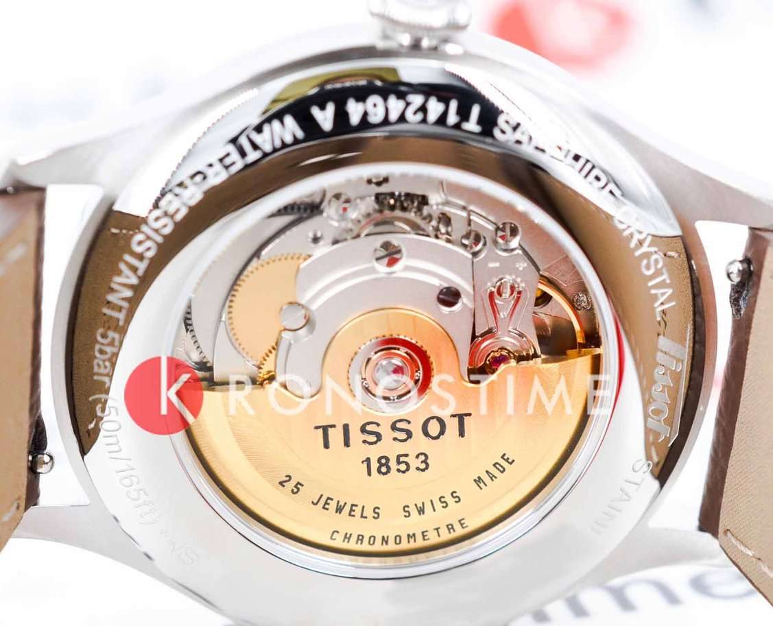 Tissot Tissot Heritage 1938 T142.464.16.062.00 механические мужские часы часы крупный план черный циферблата